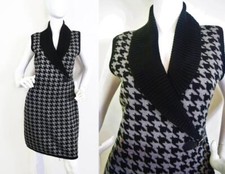 Calvin Klein Medium Houndstooth Sweater Dress Size Medium
