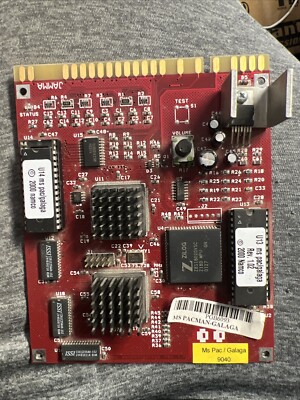 Namco 20 Year Reunion: Ms. Pac-Man / Galaga Arcade Video Game Board Original
