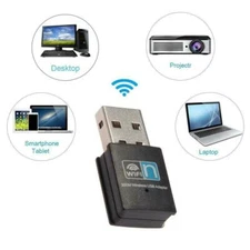 USB Wifi Adapter Dongle 300Mbps Wireless Lan Internet for Desktop PC Laptop US