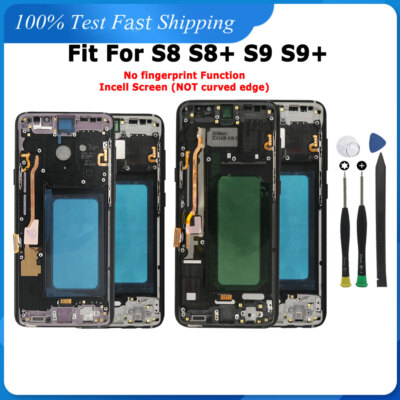 Incell LCD Display Touch For Samsung Galaxy S8 S8+ S9 S9 Plus Digitizer Frame