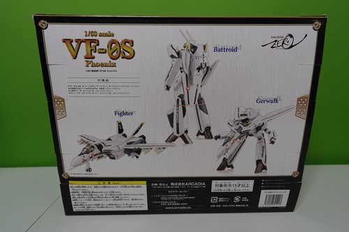 Arcadia Macross Zero 1/60 ver. 2 VF-0S Phoenix ROY FOKKER Brand NEw - Picture 2 of 4