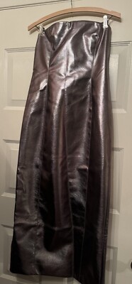 7 For All Mankind Women s Sexy Strapless Dress Metallic Bronze Medium Party New