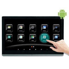 13.3in Android 11 Headrest Monitor Car Player Bluetooth Rear Seat Entertainment