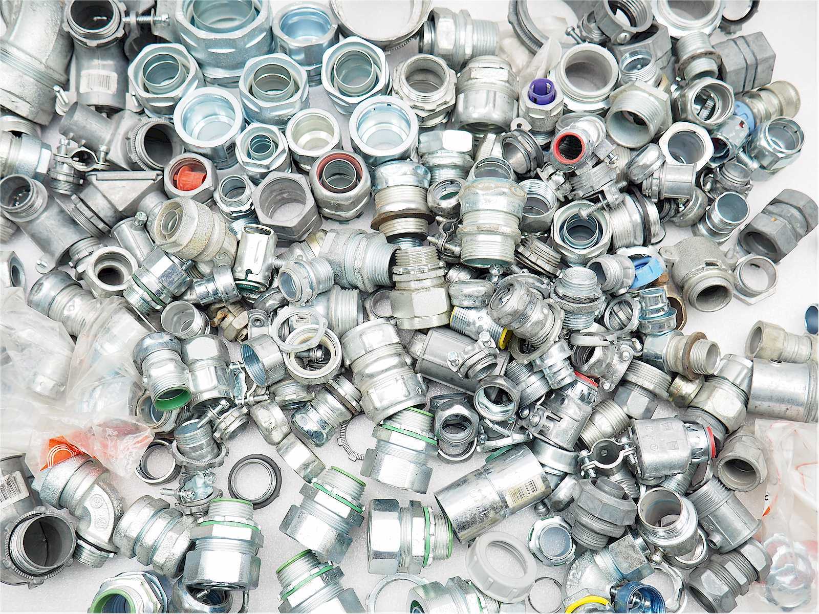 HUGE MIXED LOT! NEW Metal Electrical Conduit Fittings/Connectors *OVER ...