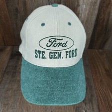 VTG Ford Dealership St Gen Ford GREEN  Tan Baseball Hat