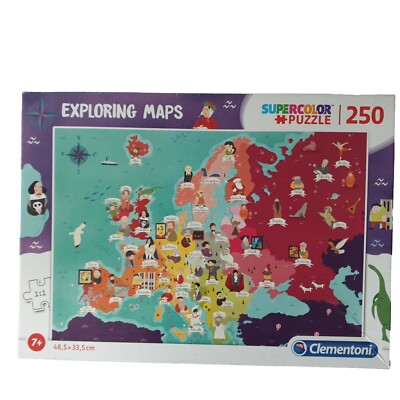 Clementoni Puzzle EXPLORING MAPS - 250 Teile