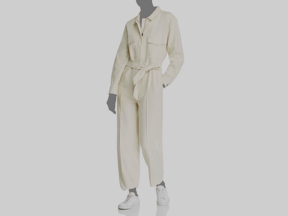 $635 Weekend Max Mara Women's Ivory Cotton Twill Omelia