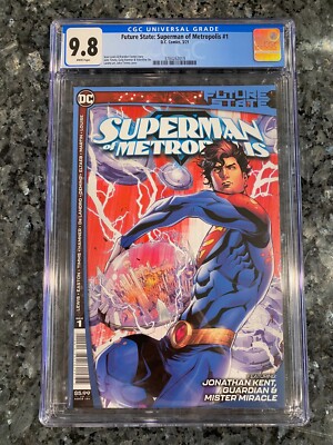 CGC 9.8 DC Comics Future State: Superman of Metropolis  #1-2021- KEY FA Jon Kent