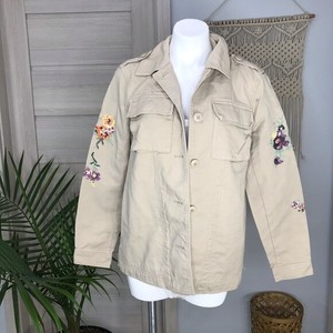 levi's floral embroidered jacket