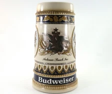 Staffel AB Budweiser Beer Stein Clydesdales Stoneware Vintage W. Germany