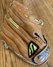 MIZUNO  MZ1200 BASEBALL GLOVE RIGHT HAND STEERHIDE PRO MODEL MAX FLEX
