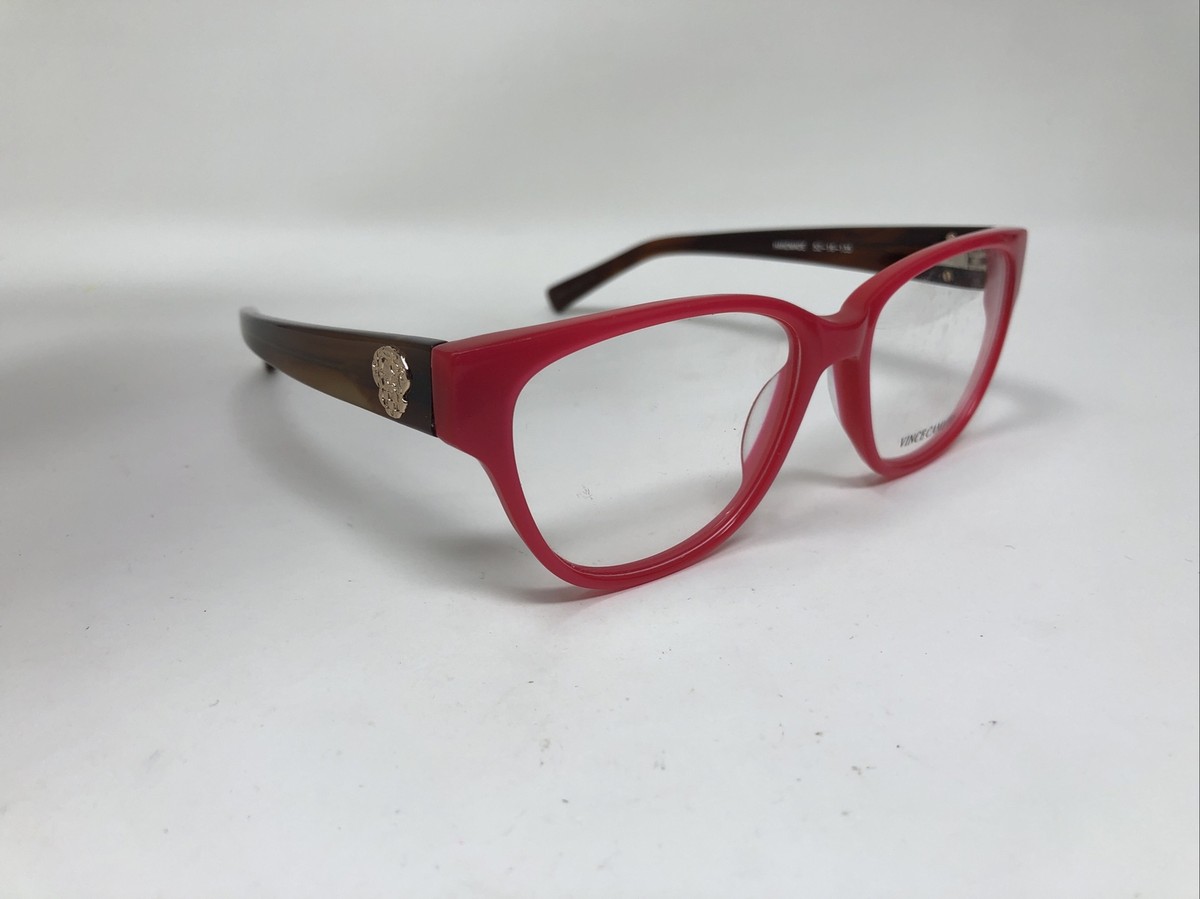 Vince Camuto V0027 HNSBD EYEGLASSES FRAME 52-16-135 PINK HAVANA