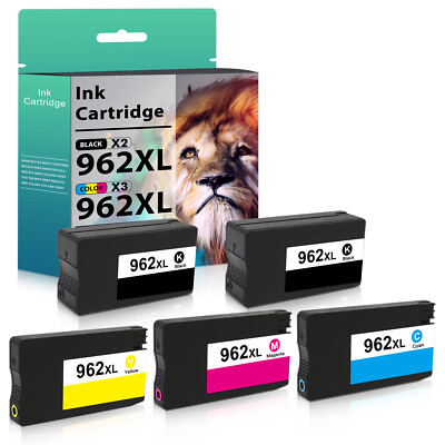 5PK 962XL New Chip Ink for HP Officejet Pro 9010 9015 9018 9020 9025 All-in-One