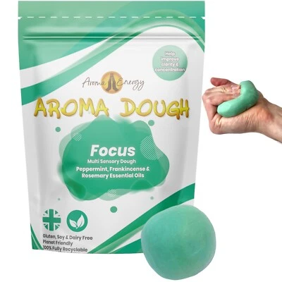AROMA ENERGY Focus Aroma Dough Multi Sensory Therapy Dough Putty Mood Calming Essential Oil