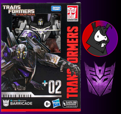 Barricade SS+02 - Transformers Studio Serie WFC - Deluxe Klasse - Hasbro Spielzeug