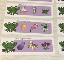 Phonics Ff - What Begins With Ff - Laminated Activity Set - Teaching Supplies