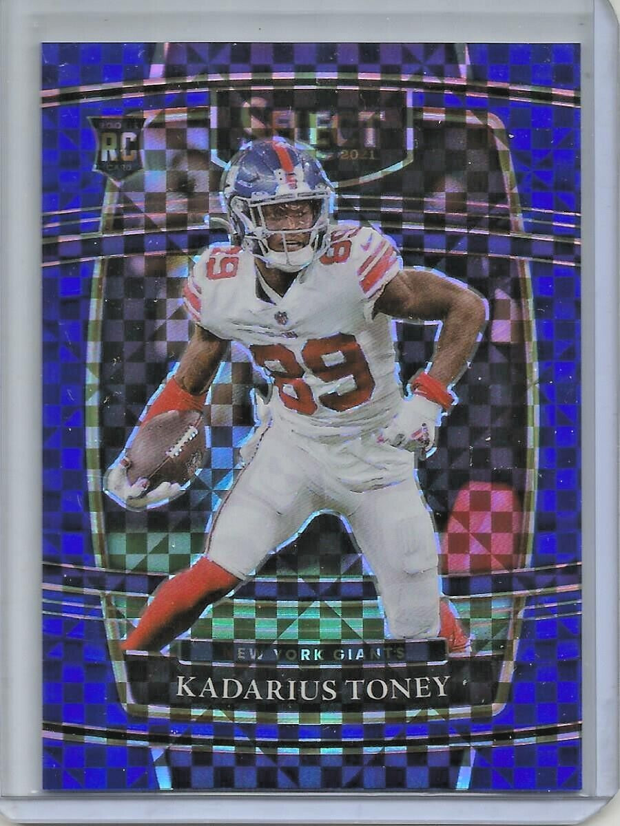 Kadarius Toney 2021 Panini Select Concourse Blue Prizm Rookie #118/199