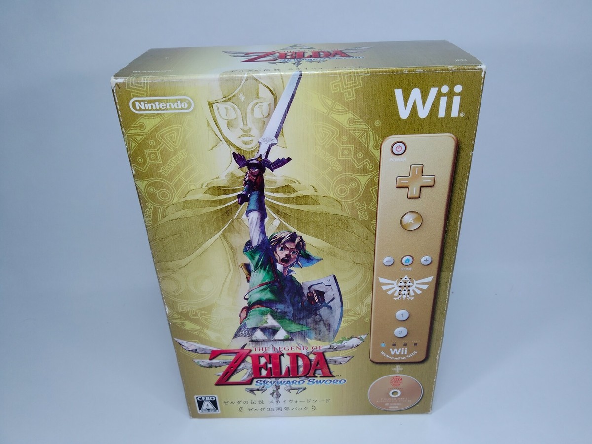 Skyward Sword with Gold Wiimote Japan Version Limited Edition | eBay