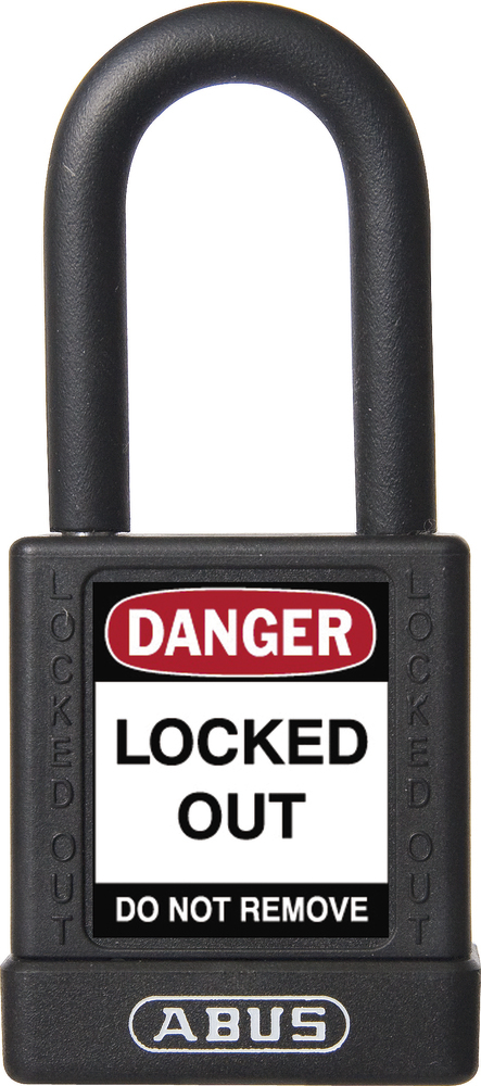 ABUS Red Pack Of 10 Lockout Tagout Premium Solid Body Safety Padlock Set - OSHA Compliant Loto Locks Insulated Against Electric Shock, Keyed Different, 1 Key Per Lock - Foto 4