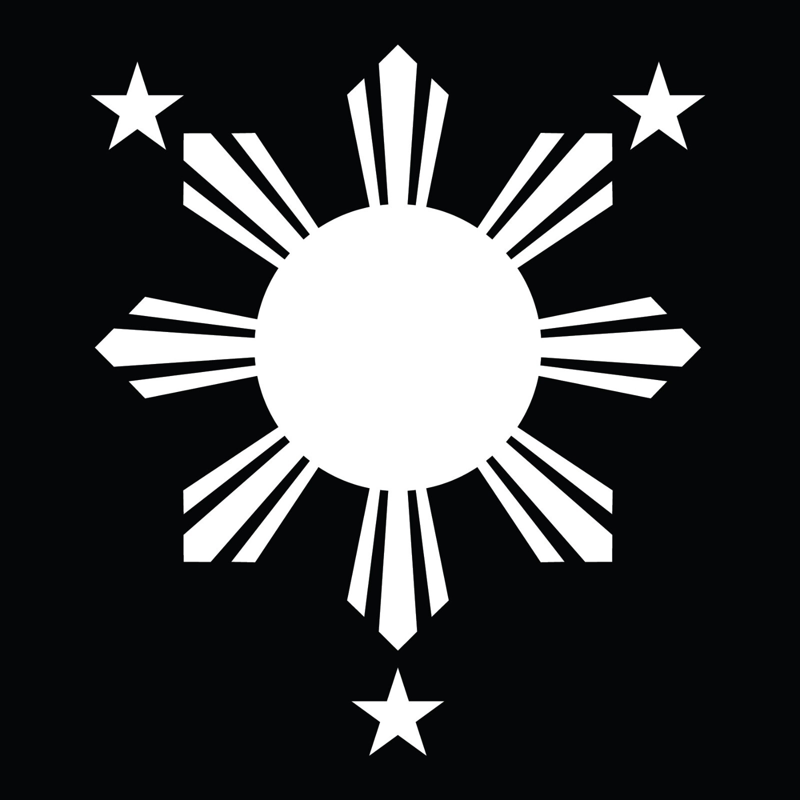 2x) Made In Philippines Cell Phone Sticker Mobile Filipino Pinoy Star Sun PH - Foto 9