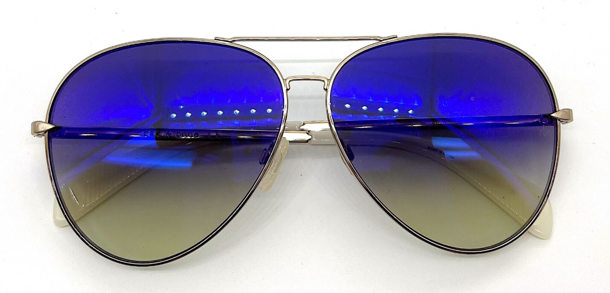 Rag & Bone RNB 1006/S 3YG HI Sunglasses Gold Frame Dark Grey Infrared Lens 63mm rag & bone Gold Sunglasses for Women for sale | eBay main image 3