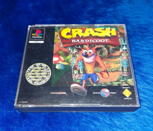 Crash Bandicoot SONY PS1 Playstation 1 ***SELTENE PROMO VERSION*** PAL - Bild 2 von 4