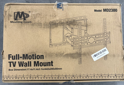 Mounting Dream MD2380-24K TV Wall Mount Full Motion Swivel Tilt 26-55  99lb