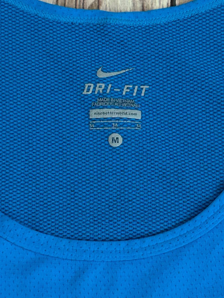 Camiseta sin mangas Nike para correr atlética gimnasio Dri-Fit para hombre talla mediana” Foto 4 de 4