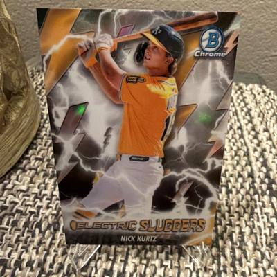Topps Bowman Chrome Electric Sluggers Nick Kurtz Athletics #ES-22 2025 MLB
