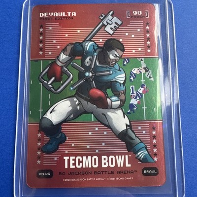 Devaulta Tecmo Bowl Bo Jackson Battle Arena Red 90 Power Brawl R115 2026 Foil