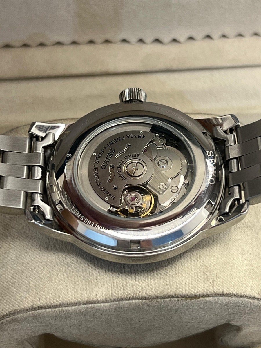 Seiko Automatic with Open Heart and 24-Hour Subdial – Made in