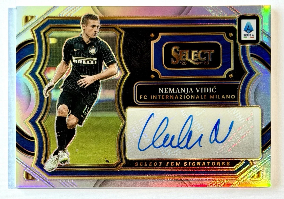 Panini Soccer Inter Milan Autographed Sports Trading Cards
