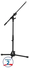 K&M 259 Low Tripod Mic Stand (2 Pack) - Black