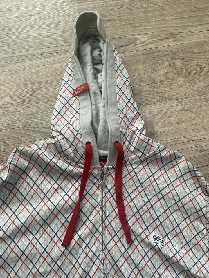 LRG Sudadera con Capucha Para Hombre XL Pullover a Cuadros Ropa de Calle Y2K Hip Hop Patín Estilo Vintage Foto 4 de 4