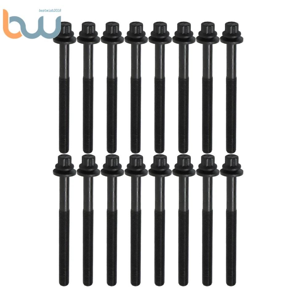 Juego de juntas de culata con pernos y válvulas de escape de admisión para Kia Santa Fe 2013-2020 3,3 L Foto 3 de 4