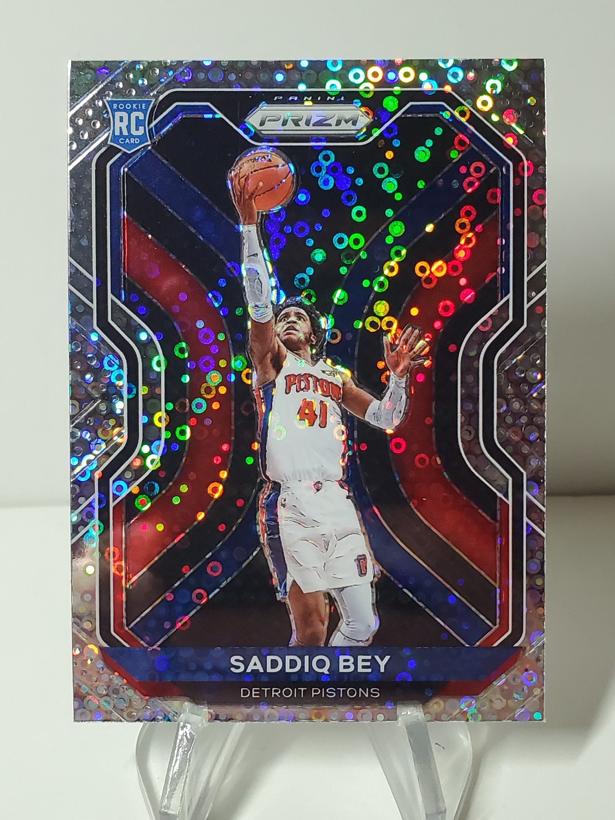 🔥2020-21 Panini Prizm FAST BREAK "SADDIQ BEY" SILVER Rookie #284 PELICANS!🔥