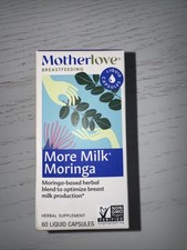 Motherlove Breastfeeding More Milk Moringa - 60 Liquid Capsules - 8/26