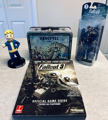 RARE!! MUST SEE!! Fallout 3 Game of the Year Collectibles BUNDLE!!!