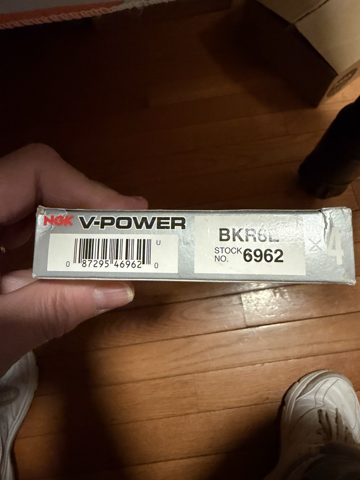 4 PACK, NGK 6962 BKR6E, V-Power Spark Plug