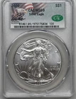 American Eagle 2020 CAC MS69 1 oz 0.999 Fine Silver Coin Ron Drzewuck