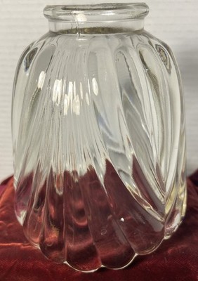 Clear 24%  Lead Crystal Sconce Light Lamp Shade Beautiful! (ToteP)