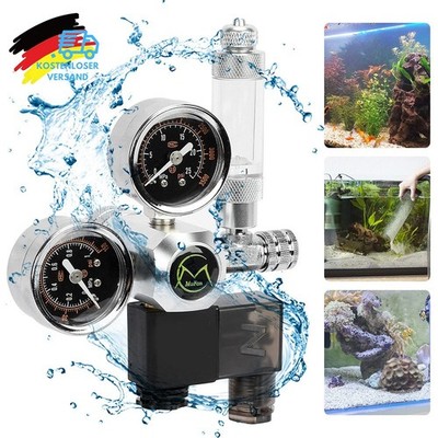 Aquarium CO2 Druckminderer Druckregler für CO2 Anlage Düngung