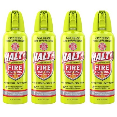 10oz Non-Toxic Fire Safety Spray   PFAS-Free Handheld Suppressor for Home, BBQ,