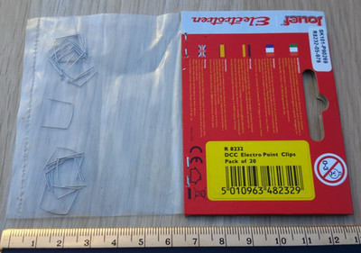 HORNBY R 8232 DCC ELEKTRO POINT CLIPS 20er-Pack