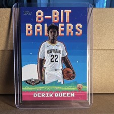 2025 Topps 8-Bit Ballers Derik Queen #8B-39 Rookie New Orleans Pelicans NBA