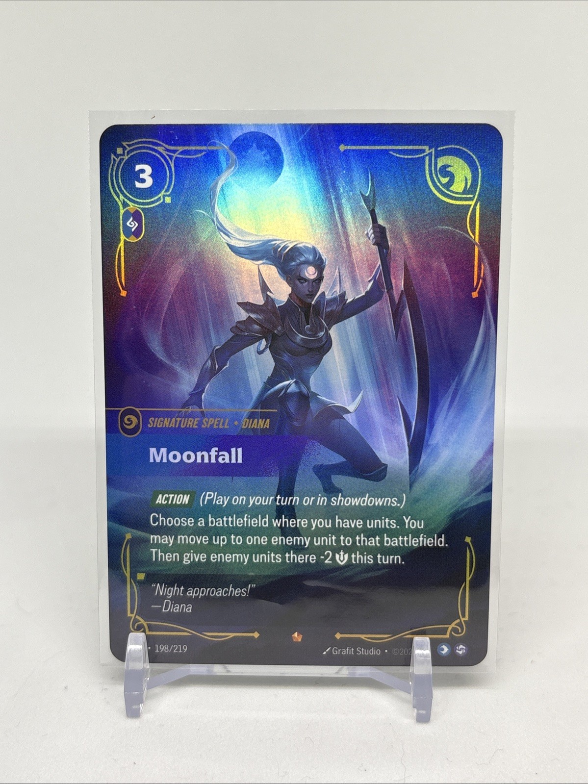 League of Legends Riftbound Unleashed Moonfall Foil Epic 198/219