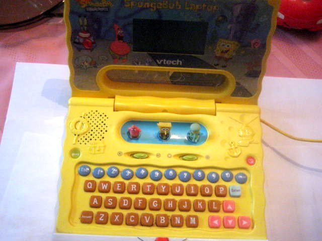Vtech SpongeBob SquarePants 2008 Laptop With Original Instructions ...