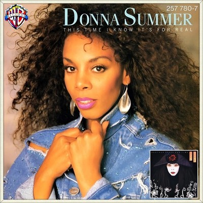 7'' DONNA SUMMER This Time I Know It's For Real WARNER Germany 1989 like NEW!