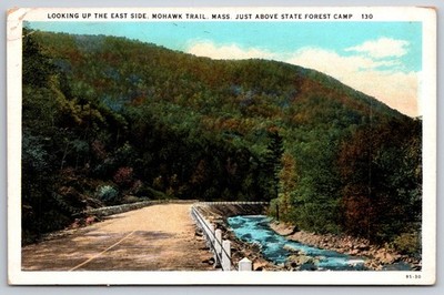 Forest Camp East Side of Mohawk Trail Massachusetts MA UNP WB Postcard C22
