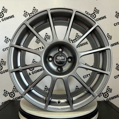 Kit 4 Alloy Wheels Compatible With FIAT 500 17'' + 4 Winter Tires 205/40R17